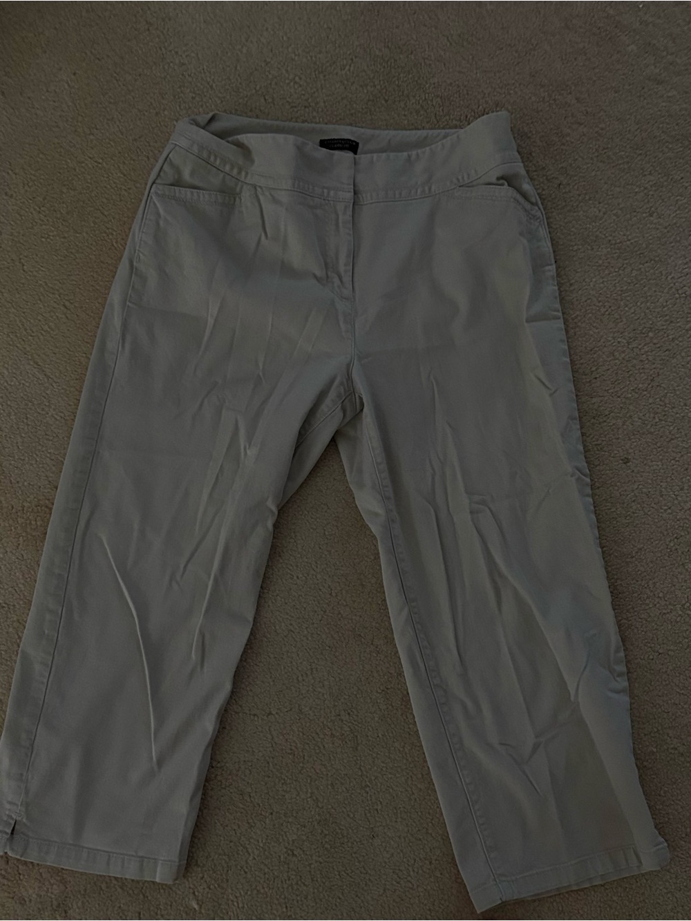 Charter Club Light Gray Capris